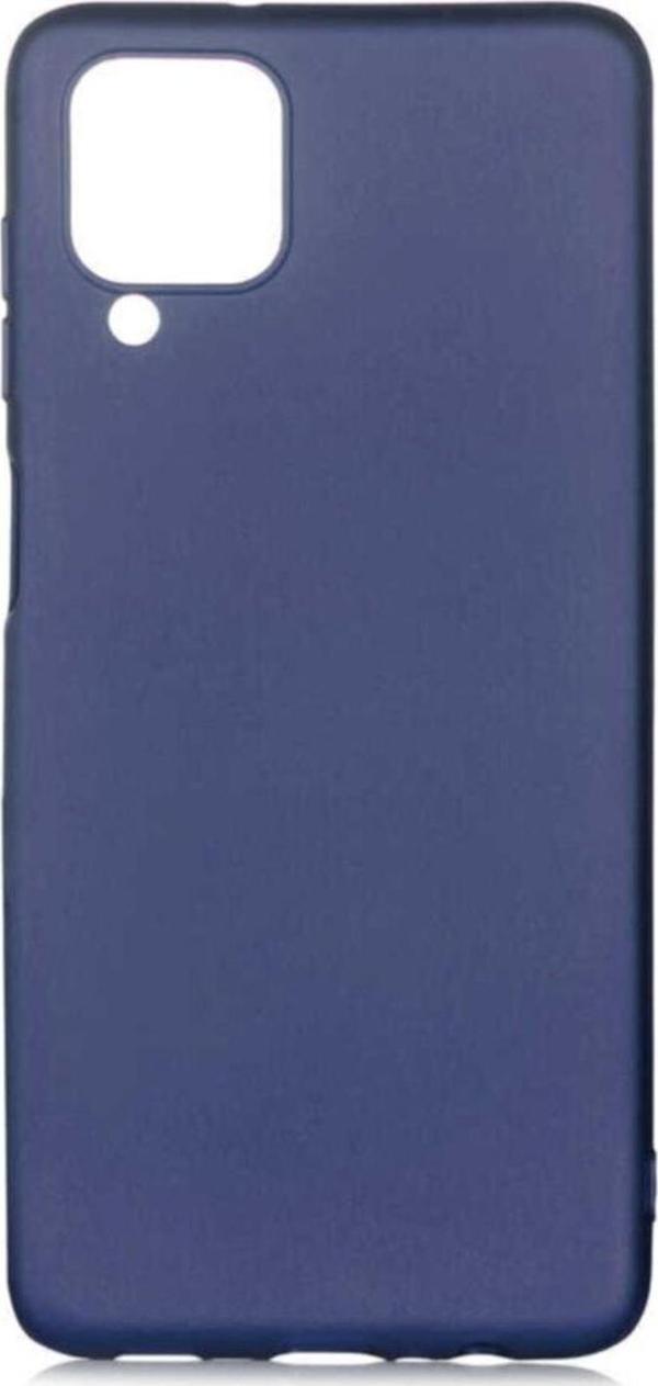 Coverzone Galaxy A12 Kılıf Premier Silikon Arka Kapak Kılıf Lacivert - Image 1