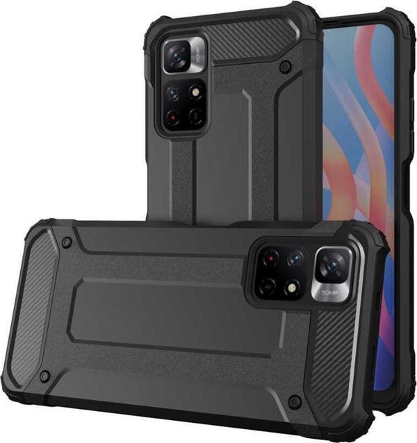 Coverzone Xiaomi Redmi Note 11t 5g Ile Uyumlu Kılıf Shockproof Zırh Koruma Siyah - Image 1