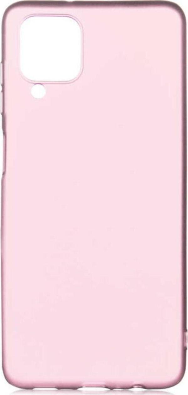Coverzone Galaxy A12 Kılıf Premier Silikon Arka Kapak Kılıf Rosegold - Image 1