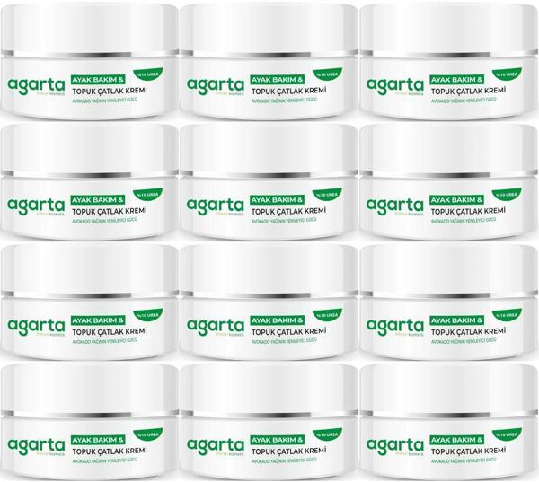 Agarta Ayak ve Topuk Çatlak Bakım Kremi 100ML (12 Li Set) - Image 1