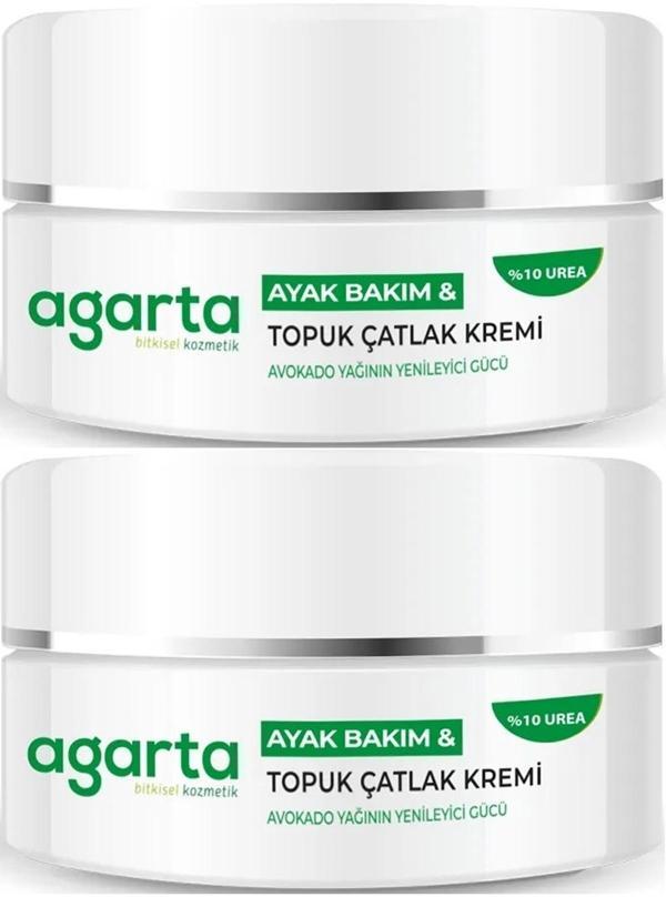 Agarta Ayak ve Topuk Çatlak Bakım Kremi 100ML (2 Li Set) - Image 1