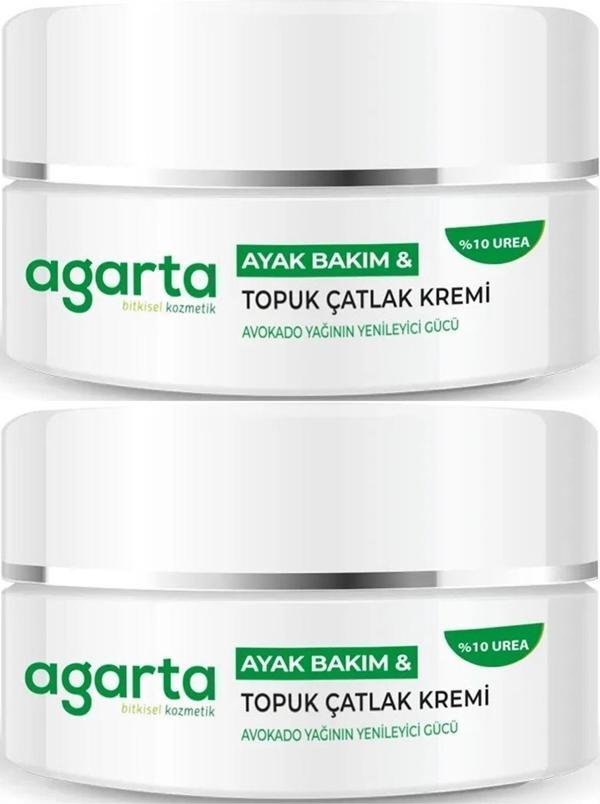 Agarta Ayak ve Topuk Çatlak Bakım Kremi 100ML (2 Li Set) - Image 1