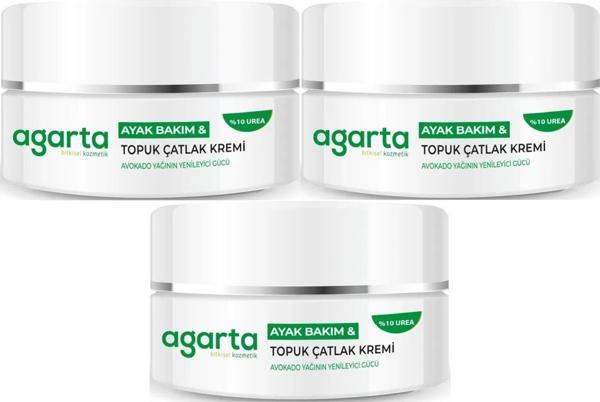 Agarta Ayak ve Topuk Çatlak Bakım Kremi 100ML (3 Lü Set) - Image 1