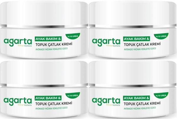Agarta Ayak ve Topuk Çatlak Bakım Kremi 100ML (4 Lü Set) - Image 1