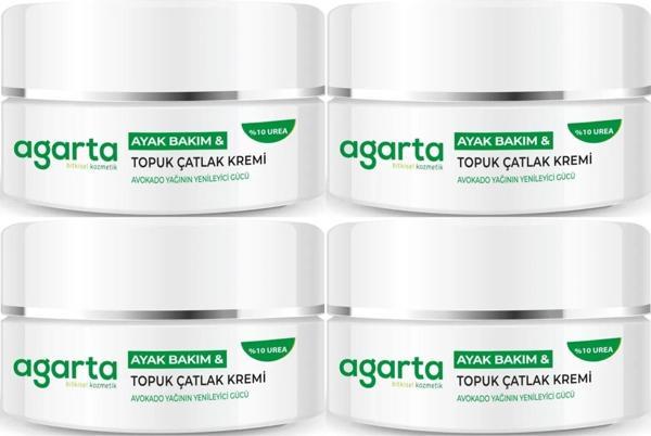 Agarta Ayak ve Topuk Çatlak Bakım Kremi 100ML (4 Lü Set) - Image 1