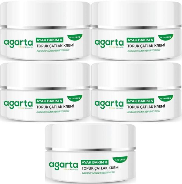 Agarta Ayak ve Topuk Çatlak Bakım Kremi 100ML (5 Li Set) - Image 1