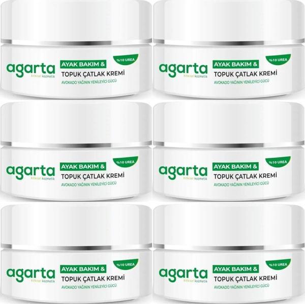 Agarta Ayak ve Topuk Çatlak Bakım Kremi 100ML (6 Lı Set) - Image 1