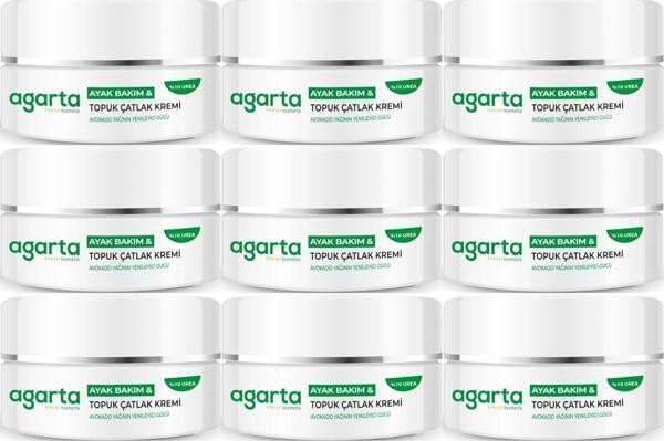 Agarta Ayak ve Topuk Çatlak Bakım Kremi 100ML (9 Lu Set) - Image 1