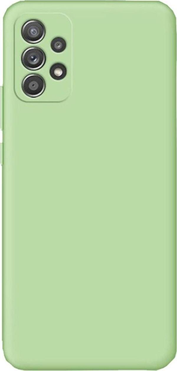 Coverzone Galaxy A23 Ile Uyumlu Kılıf Mara Silky Termoplastik Kılıf Açık Yeşil - Image 1