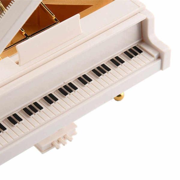 Büro Ev Ofis Dekoru için Piyano Stil Balerinli Müzik Kutusu - Image 1