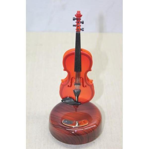 Büro Ev Ofis Dekoru için Keman Tasarım Müzik Kutusu - Image 1