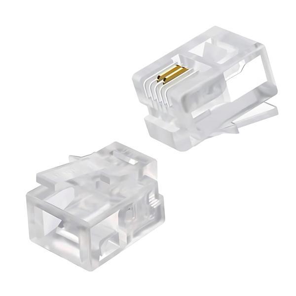 MN6 MX508 RJ11 Jack-200 Adet-6p/2c-Abs/telefon SOKETİ-RJ11 Konnektör - Image 1