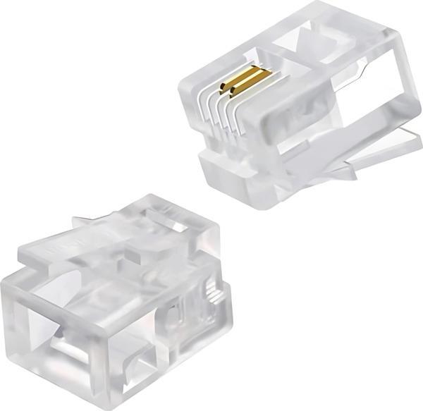 MN6 MX508 RJ11 Jack-200 Adet-6p/2c-Abs/telefon SOKETİ-RJ11 Konnektör - Image 1