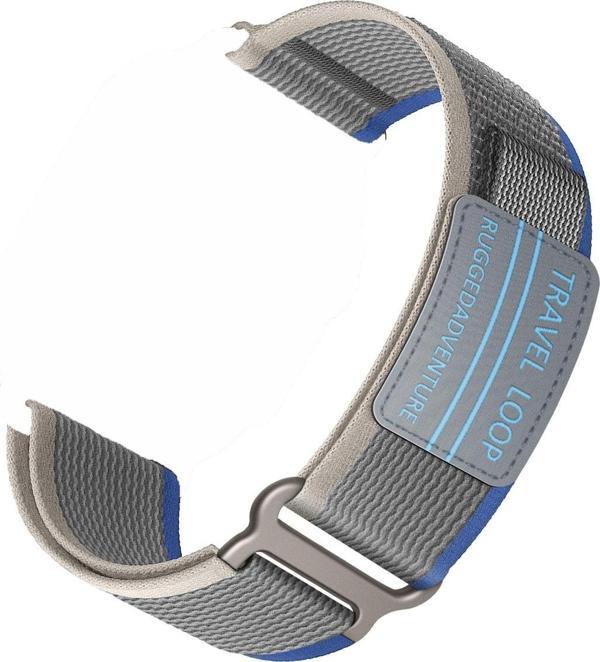 Coverzone Apple Watch ile uyumlu Kayış 42/44/45/49mm Tra-vell Lopp Spor Esnek Çırt Çırt Toka Adventure Kordon - Image 1