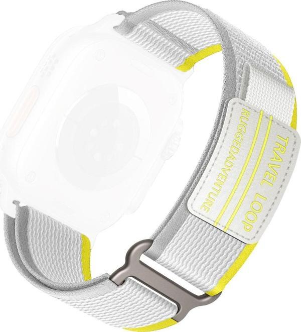 Coverzone Apple Watch ile uyumlu Kayış 42/44/45/49mm Tra-vell Lopp Spor Esnek Çırt Çırt Toka Adventure Kordon - Image 1