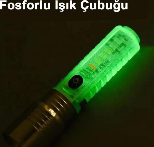 Büro Ev Ofis Deprem Çantası için 8MOD Şarjlı El Feneri - Image 1