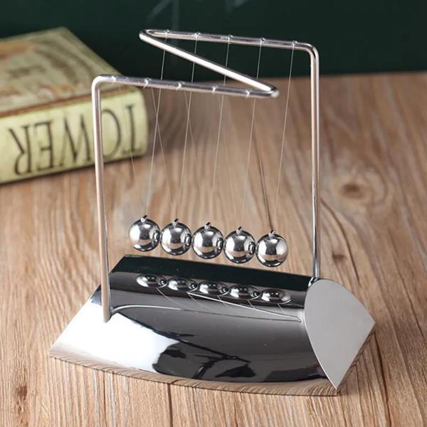 Büro Ev Ofis Hediyesi için Masaüstü Metal Balans Denge Topu - Image 1
