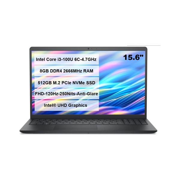 Dell 15 Intel Core 3-100U 8GB RAM 512GB M.2 SSD 15.6" FHD Ubuntu DC15250 - Image 1