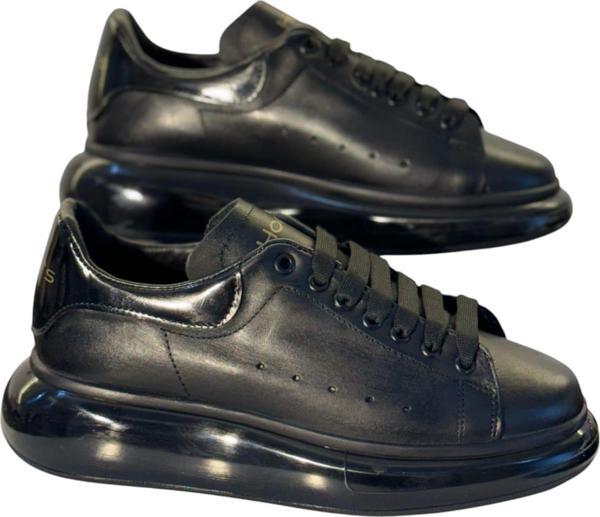  Erkek Spor Ayakkabı – Hakiki Deri, Air Taban, Bağcıklı, Günlük Kullanım için Rahat ve Şık Sneaker - Image 1