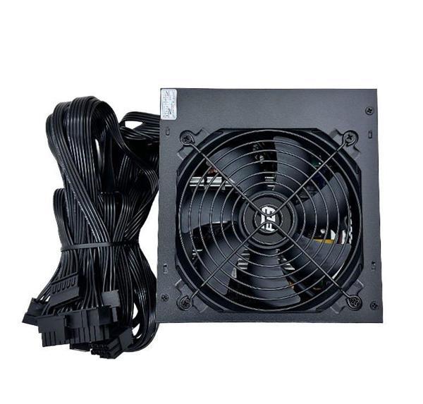 PowerBoost PB600WB 600W 80+ White APFC 4*PCI-E 6+2 Pin 12cm Siyah Fanlı ATX PSU (Bulk) - Image 1