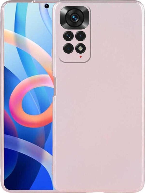 Coverzone Xiaomi Redmi Note 12 Pro 4G Global ile uyumlu Kılıf Premier Silikon Kapak Rose Gold - Image 1