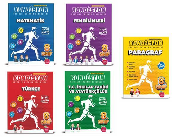 Newton Yayınları 8. Sınıf Tüm Dersler Kondisyon Denemeleri Seti - Newton Yayınları - Image 1