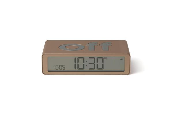 Lexon Flip Klasik Şarj Edilebilir Alarm Saat Dore - Image 1