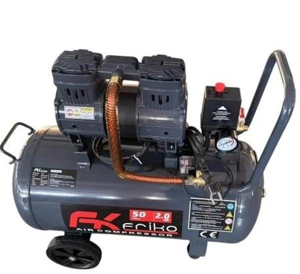 FK FRIKO 50 Litre 2 Hp Yüksek Verimli Yağsız Hava Kompresörü - Image 1