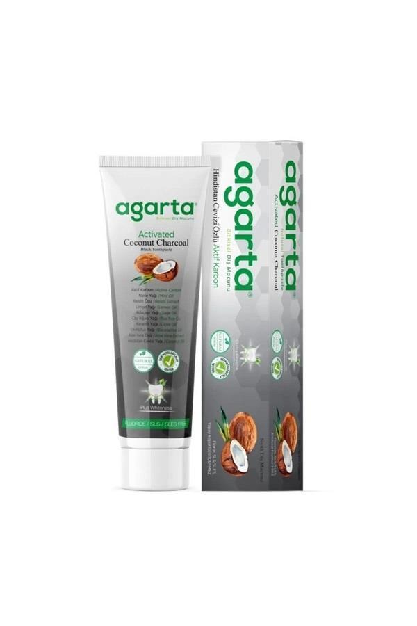 Agarta Doğal Aktif Karbonlu Diş Macunu 100 ml - Image 1