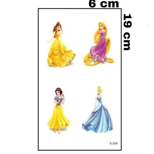 PAMUK PRENSES SİNDİELLA RAPUNZEL GEÇİCİ DÖVME - Image 1
