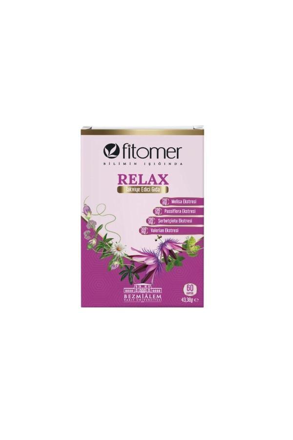 Fitomer Relax Valerian Passiflora Melisa Ekstreleri İçeren Kapsül - Image 1