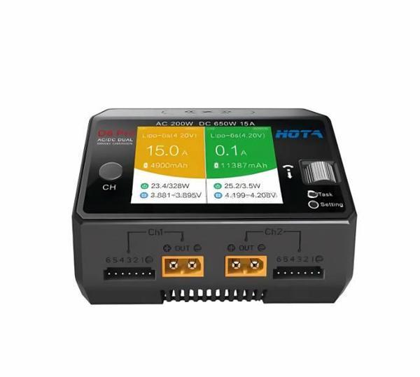Hota D6 Pro Akıllı Çift Kanal Lipo Şarj Cihazı - Image 1