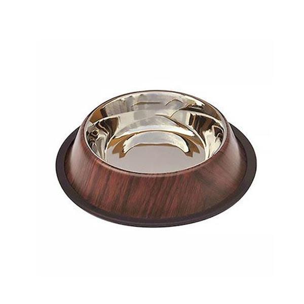 EuroDog ASR(W) 08 Oz Bambu Desenli Kedi ve Köpek Mama Su Kabı - Image 1