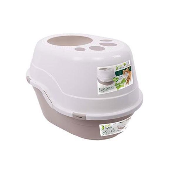 M-Pets Eco Tima Kapalı Kedi Tuvaleti Kum Beji 63x49x42 Cm - Image 1