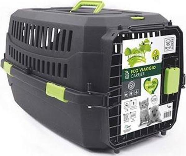 M-Pets Eco Viaggio Carrier Lata Kedi ve Köpek Taşıma Çantası Siyah 58,4x38,7x33 Cm - Image 1