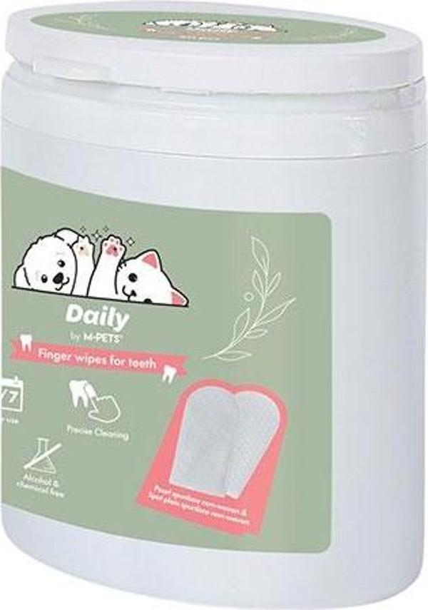 M-Pets Kedi ve Köpek Diş Temizliği İçin Parmak Pedi 50'li - Image 1