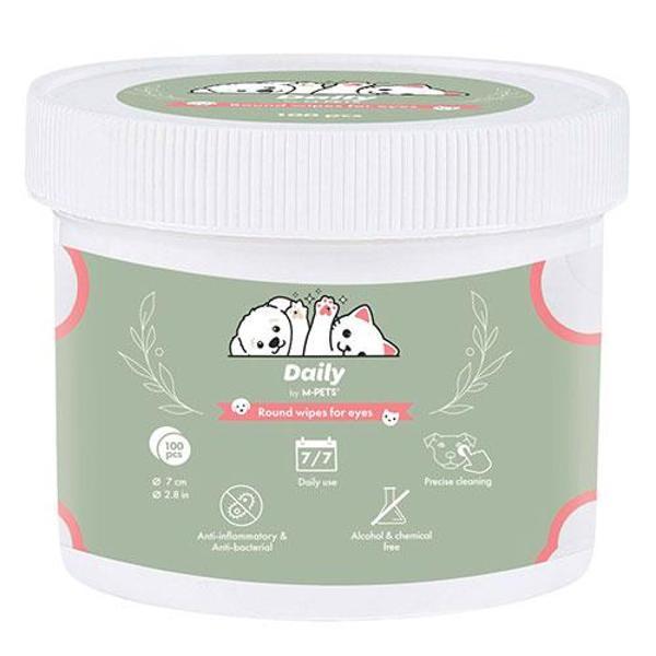 M-Pets Kedi ve Köpek Göz Çevresi Temizliği Pedi 100'lü - Image 1