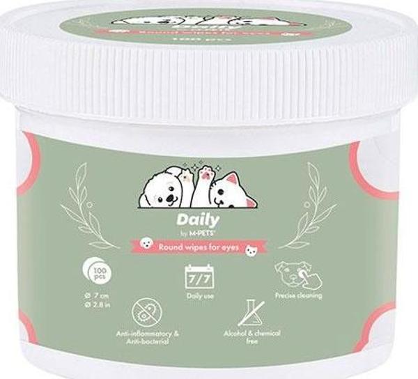 M-Pets Kedi ve Köpek Göz Çevresi Temizliği Pedi 100'lü - Image 1