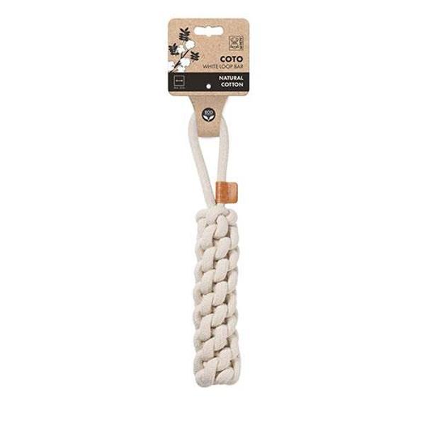 M-Pets Örgü Köpek Oyuncağı Beyaz 34 Cm - Image 1