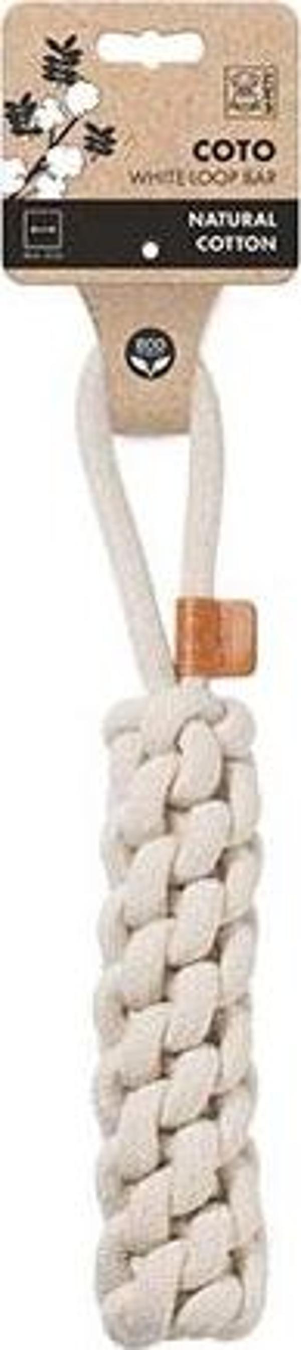 M-Pets Örgü Köpek Oyuncağı Beyaz 34 Cm - Image 1