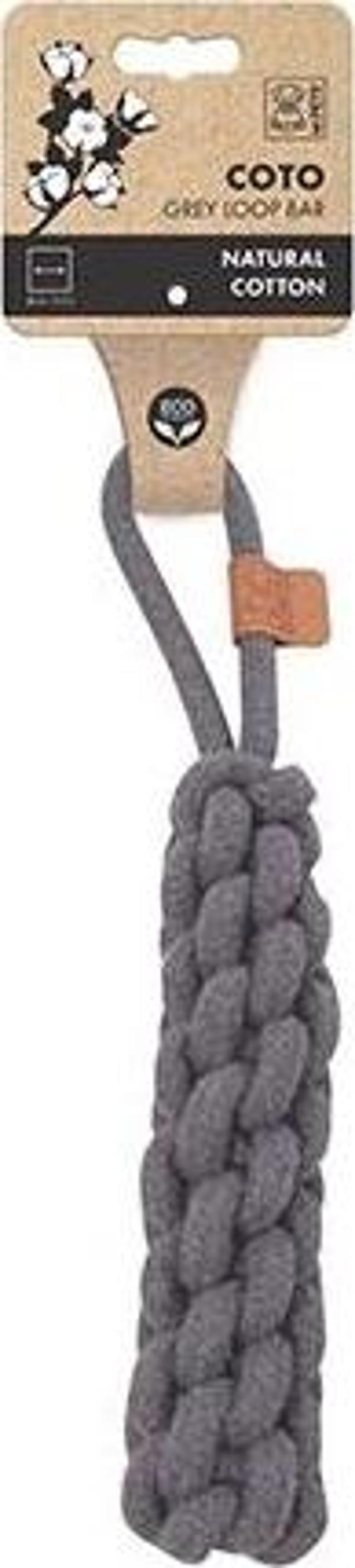 M-Pets Örgü Köpek Oyuncağı Gri 34 Cm - Image 1