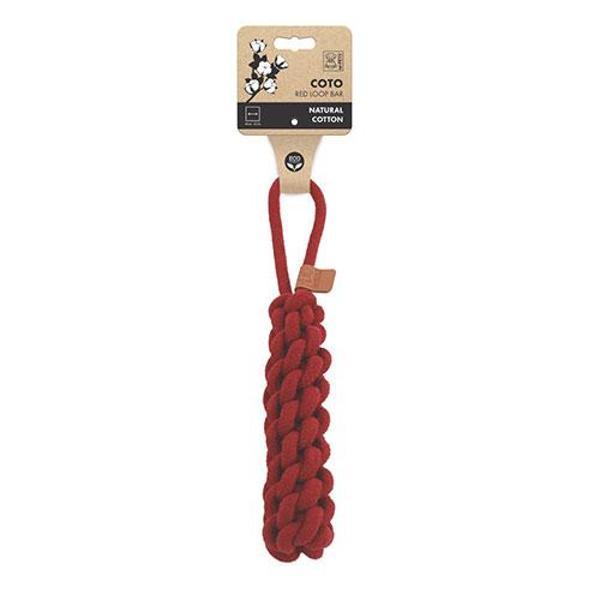 M-Pets Örgü Köpek Oyuncağı Kırmızı 34 Cm - Image 1