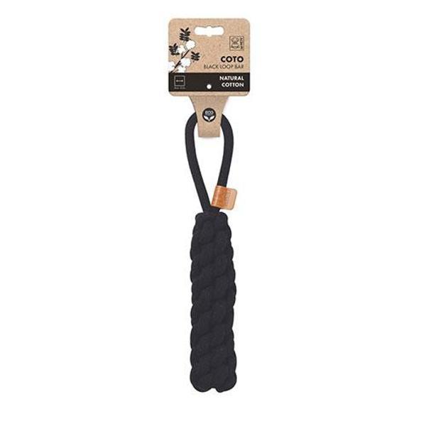 M-Pets Örgü Köpek Oyuncağı Siyah 34 Cm - Image 1