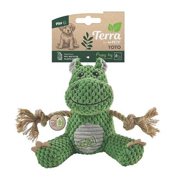 M-Pets Terra Eco Toto Yavru Köpek Oyuncağı 17 Cm - Image 1