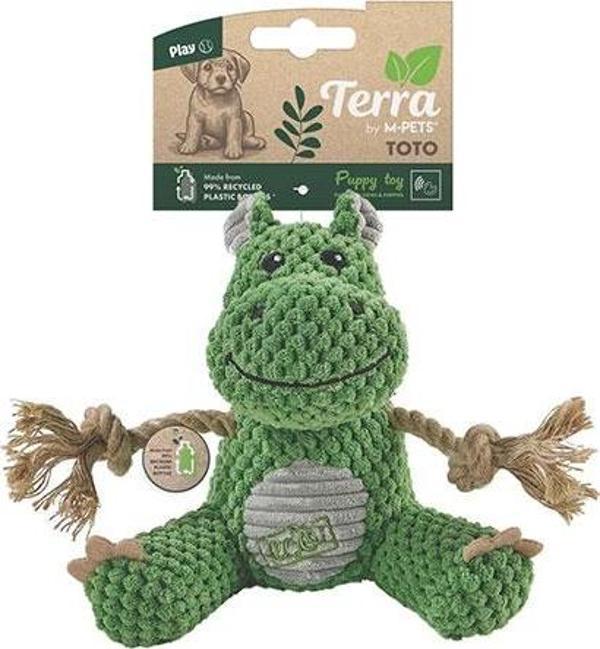 M-Pets Terra Eco Toto Yavru Köpek Oyuncağı 17 Cm - Image 1