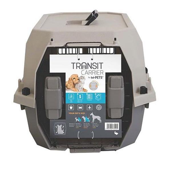 M-Pets Transit Carrier Lata Köpek Taşıma Çantası Kahverengi 60x40x33 Cm - Image 1