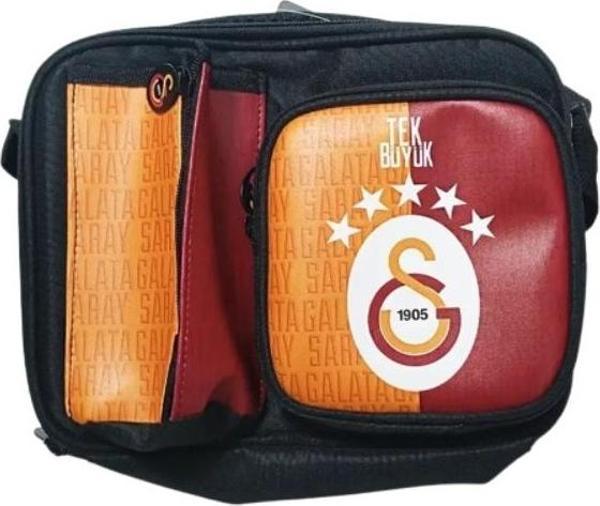 Galatasaray Beslenme Çantası 5 Yıldız 3 Bölmeli Ref:25685 Orjinal - Image 1