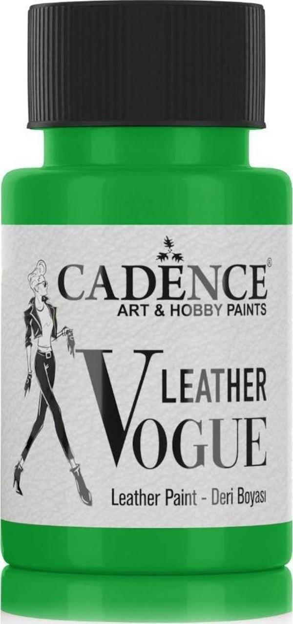 Cadence LEATHER VOGUE DERİ BOYASI LVF-04 FOSFORLU YEŞİL 50ML - Image 1