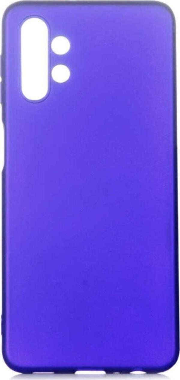 Coverzone Galaxy A32 5g Uyumlu Saks Mavi Premier Silikon Arka Kapak - Image 1