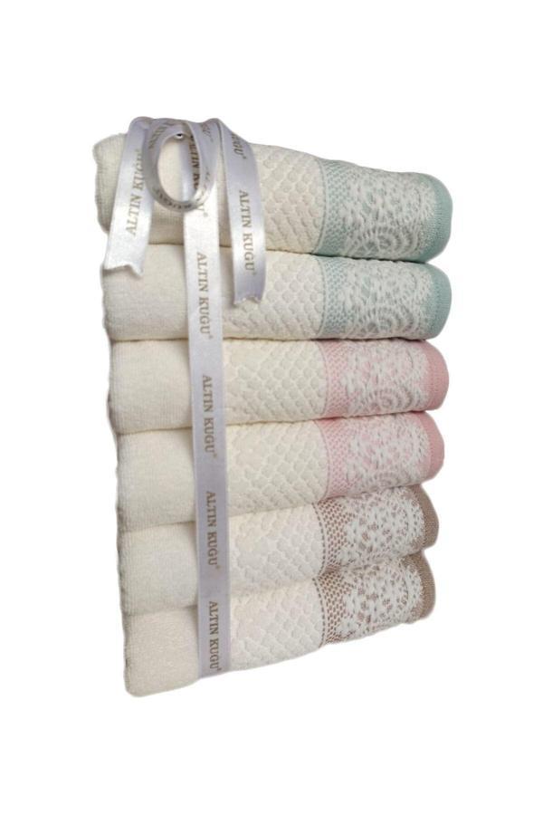 Özdilek 6Lı Evony Havlu - Mint Bej Pudra - Image 1